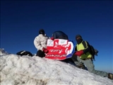 صعود افتخار آمیز آقای محمد باقر حامدی به قله آرارات