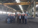 حضور رئیس دانشگاه فنی و حرفه ای استان آذربایجان شرقی در مجتمع فولاد صنعت بناب