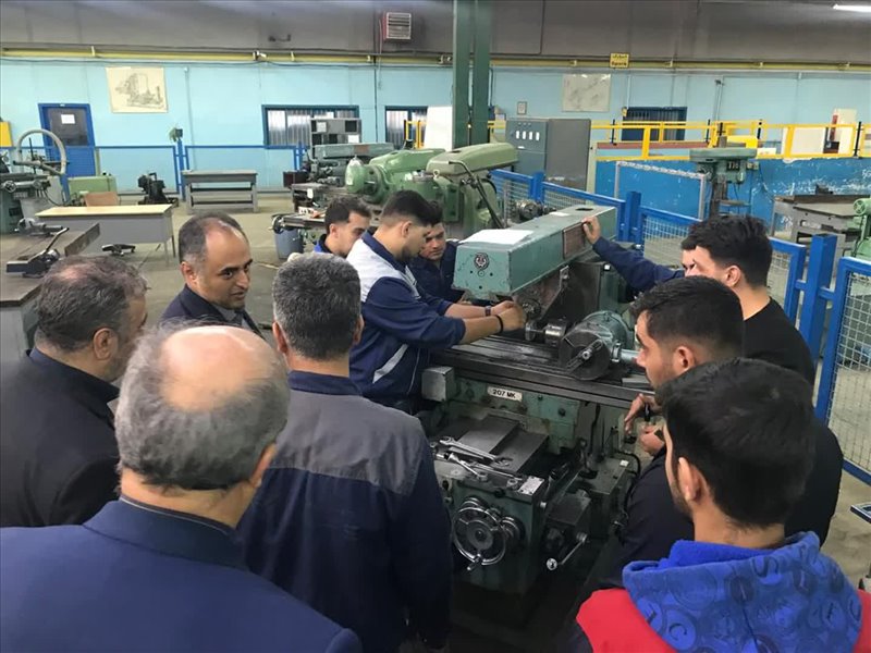 بازدید میدانی مدیرکل دفتر برنامه‌ریزی و سیاست‌گذاری پژوهشی وزارت علوم از دانشگاه ملی مهارت واحد استانی آذربایجان شرقی