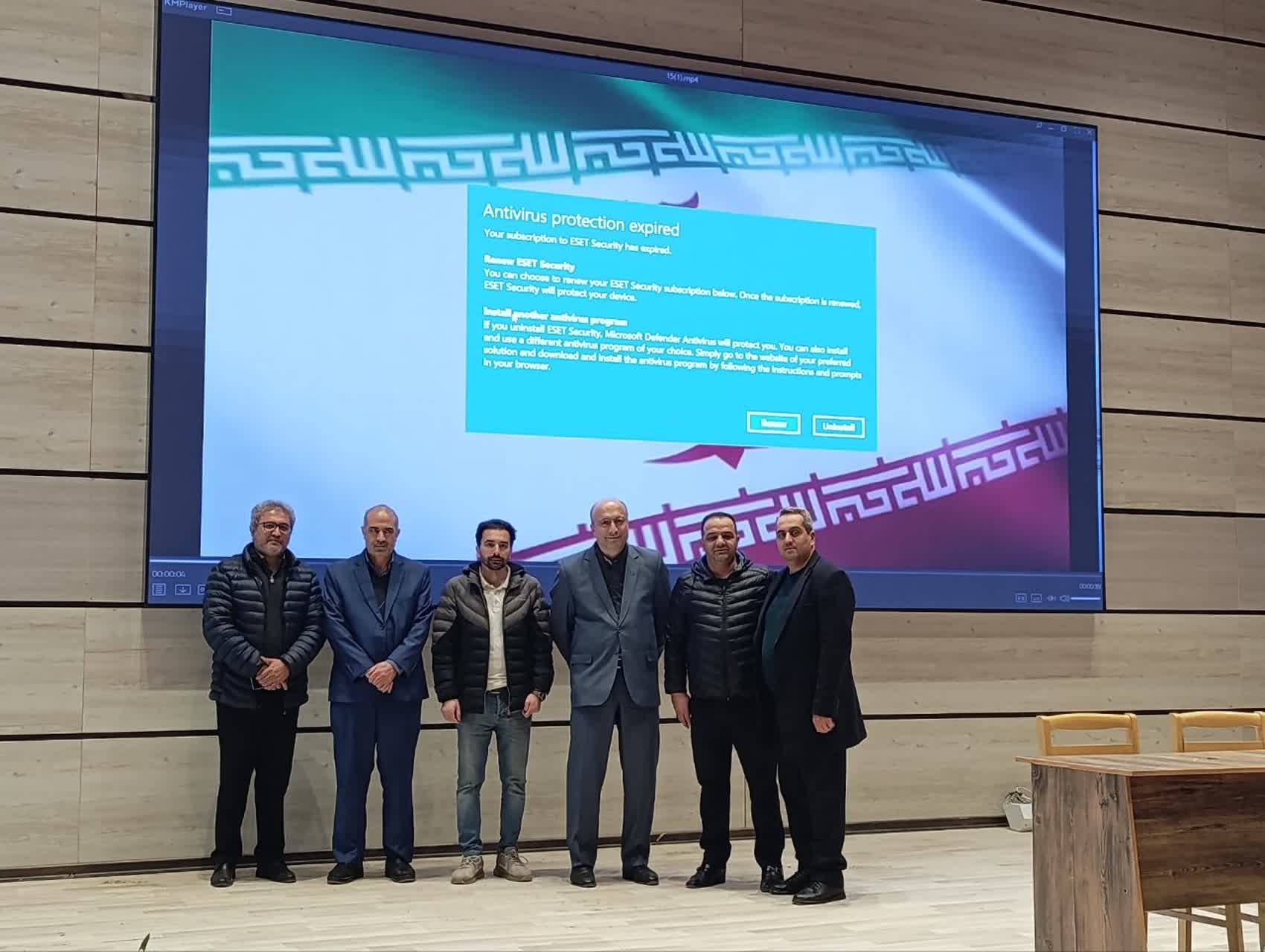 بهره برداری از نمایشگر ویدیو وال پیشرفته سالن همایش های امید دانشگاه ملی مهارت واحد استانی آذربایجان شرقی